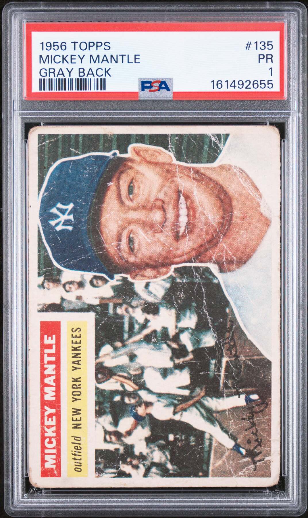 Mickey Mantle Gray Back #135